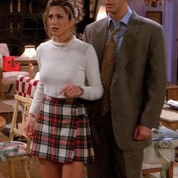 Rachel Plaid Red and Black Women's Skirt - Picture 10 of 10